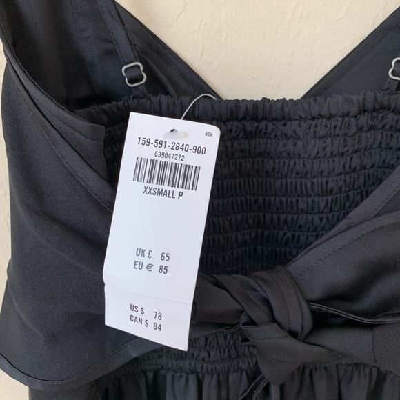 Abercrombie & Fitch Satin Tie Jumpsuit - Picture 4 of 5